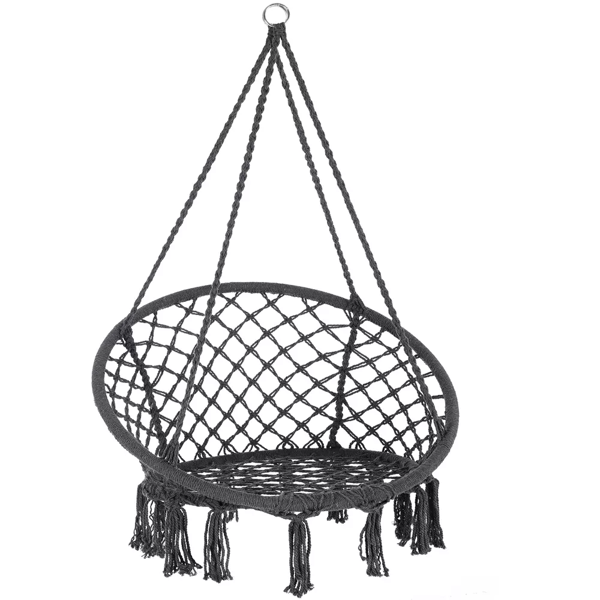Hängesessel BOHO, Ø 61 cm, anthrazit