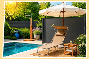 Sauberes Wasser, Schatten und Entspannung – was am Pool nicht fehlen darf?